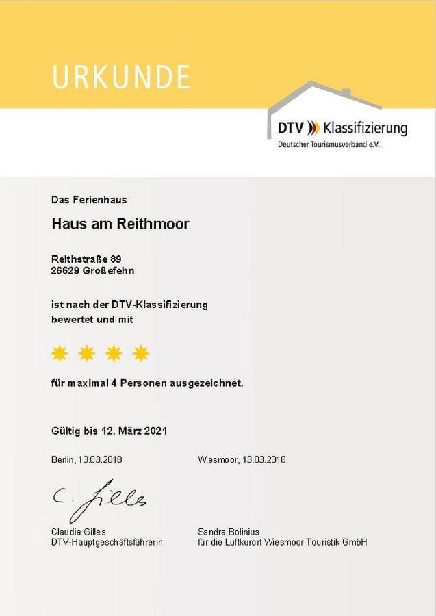 Haus Am Reithmoor Villa Grossefehn Buitenkant foto